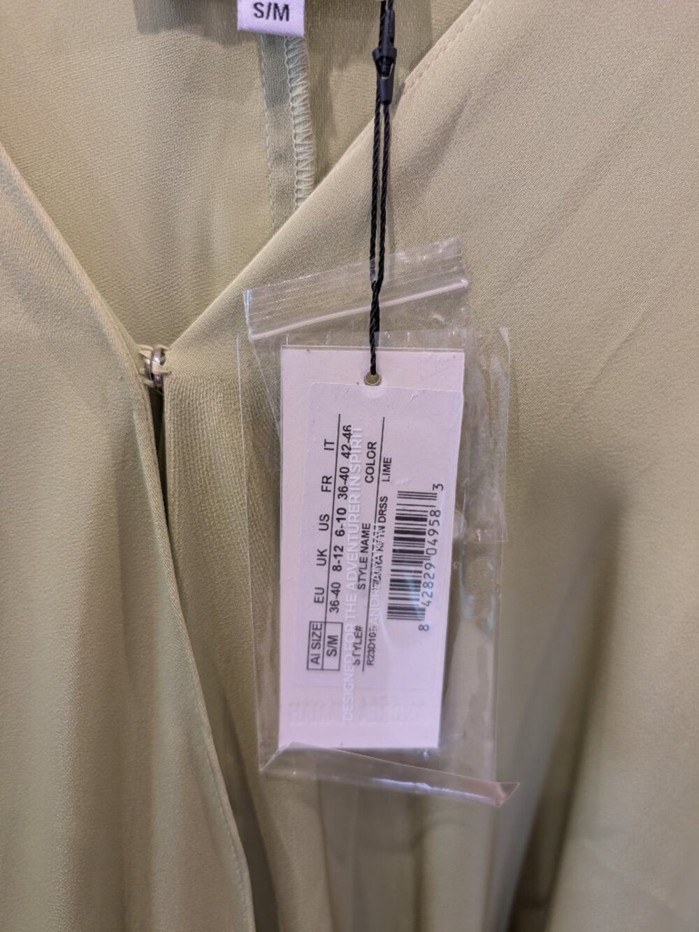 Andrea Iyamah “The Sevanture” Knit Dress • Lime • Size S/M (see photos) - Picture 4 of 5
